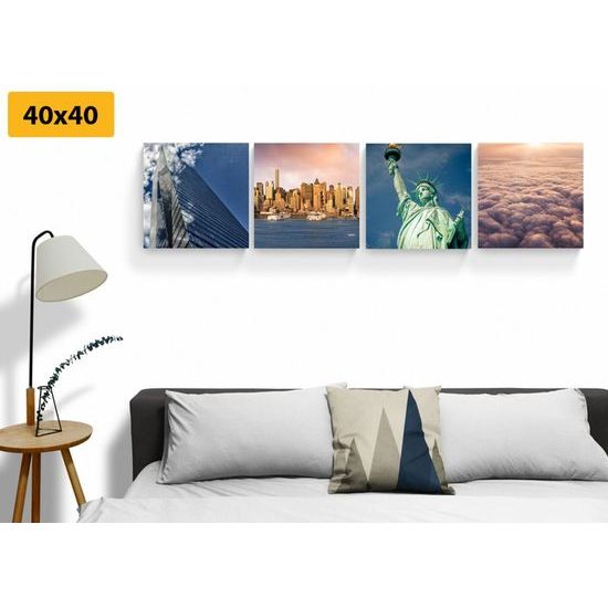 Set obrazů nezapomenutelný New York