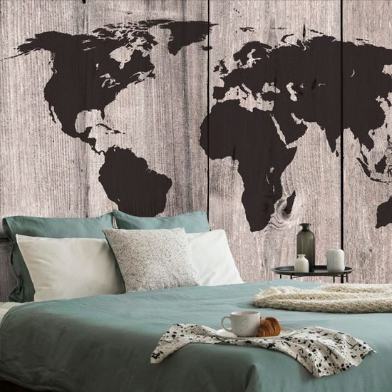 Tapeta umělecká mapa světa