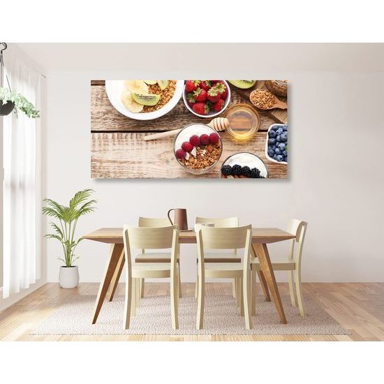 Obraz snídaně plná vitamínů