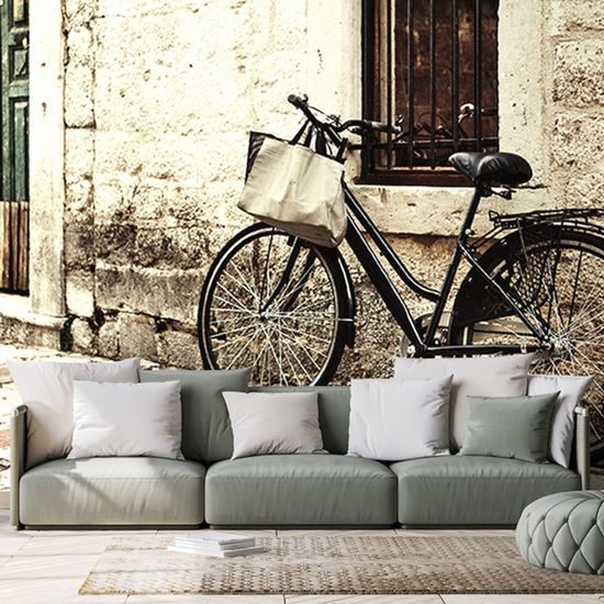 Samolepící fototapeta jedinečné retro kolo