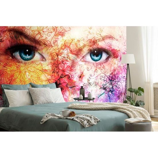 Originální tapeta abstraktní tvář ženy