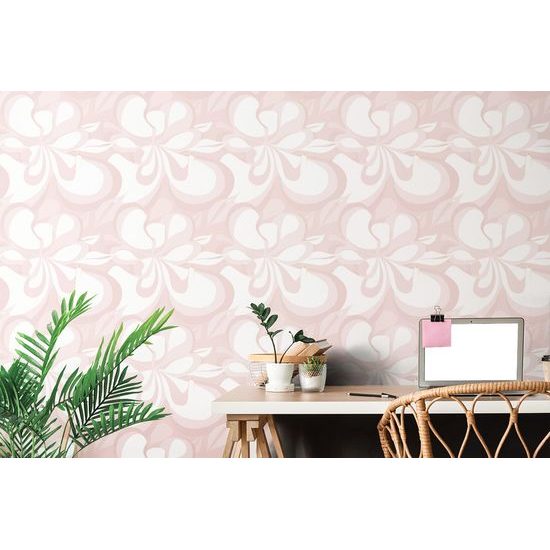 Samolepící tapeta něžná elegance v růžových odstínech