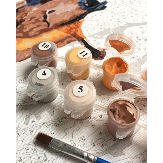 Malování podle čísel sladké potěšení