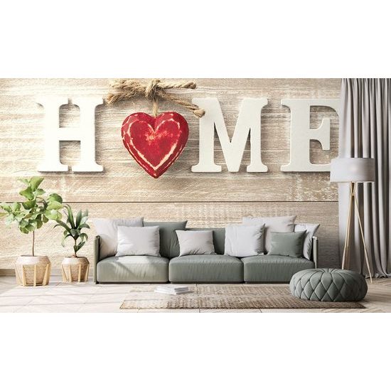 Samolepící tapeta stylový nápis Home