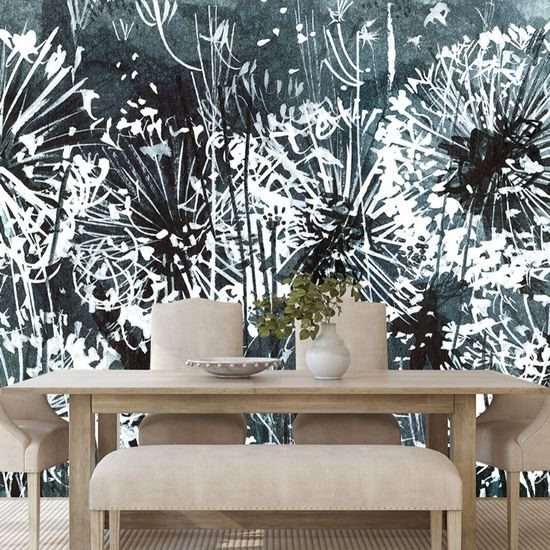 Tapeta minimalistická pampeliška