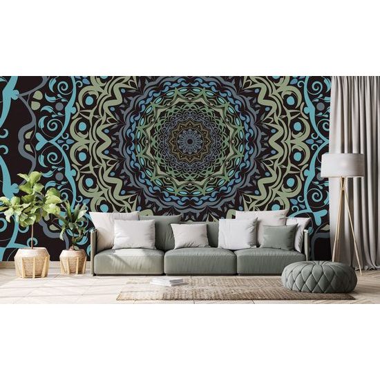 Samolepící tapeta zajímavá vintage Mandala