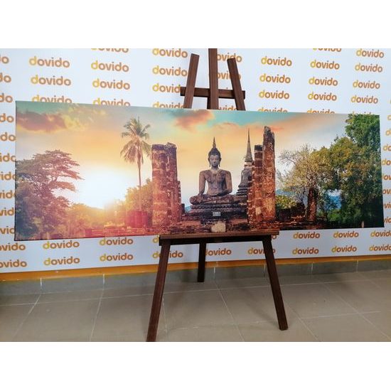 Obraz Buddha v historickém parku Sukhothai