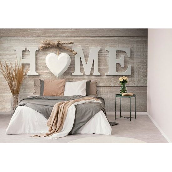 Originální samolepící fototapeta vintage nápis Home