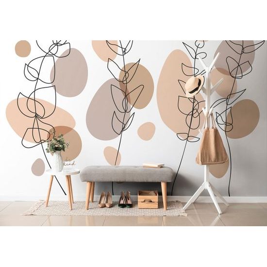Tapeta minimalistické rostlinky