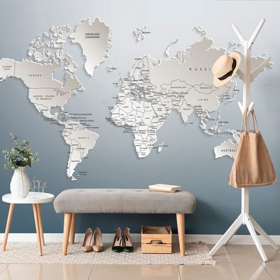 Tapeta nevšední mapa světa