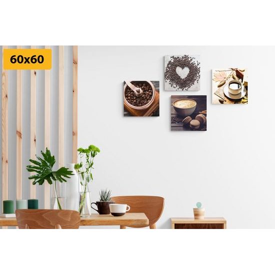 Set obrazů pro milovníky kávy