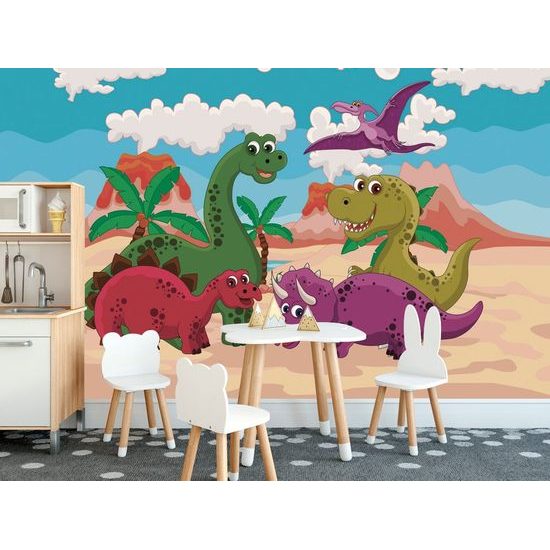 Samolepící tapeta dinosauří kamarádi