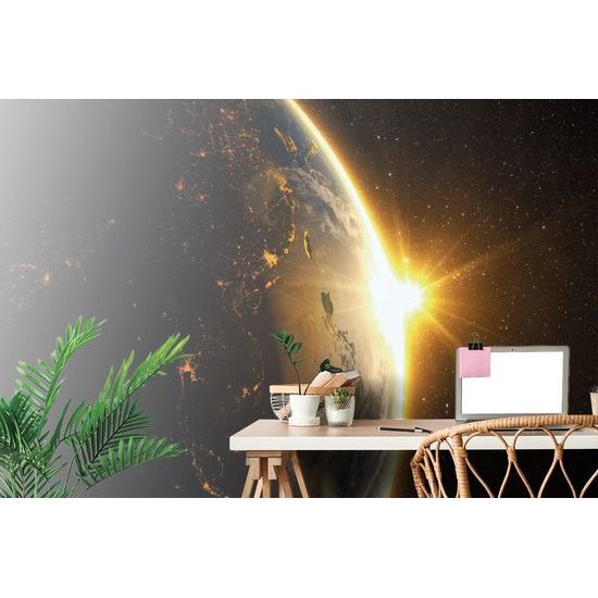 Samolepící fototapeta náraz meteoritu