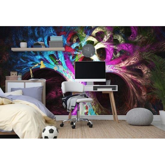 Samolepící tapeta pohádkový strom v abstraktním provedení