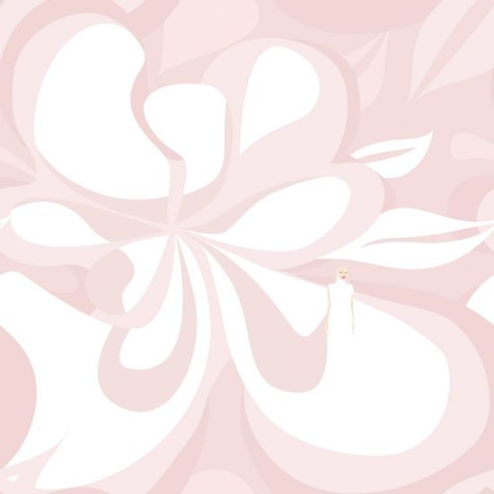 Samolepící tapeta něžná elegance v růžových odstínech