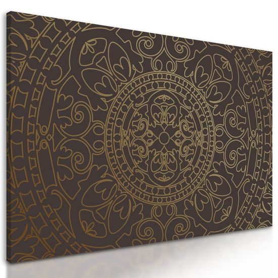 Obraz zlatý luxusní oranament