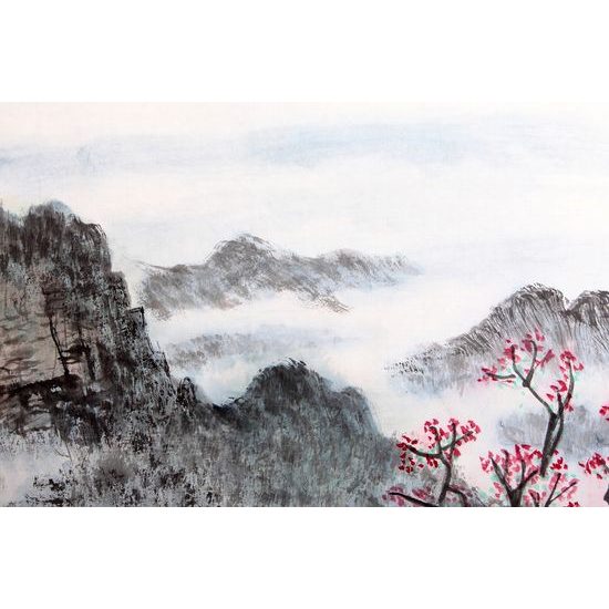 Obraz jedinečná malba čínské země