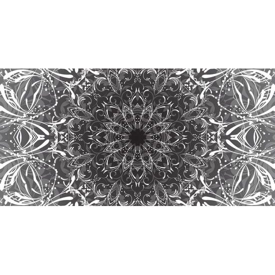 Obraz Mandala v černobílém provedení