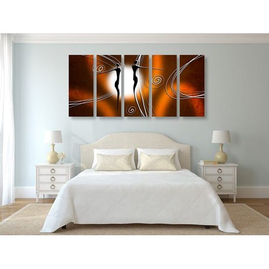 5-dílný obraz spřízněné duše