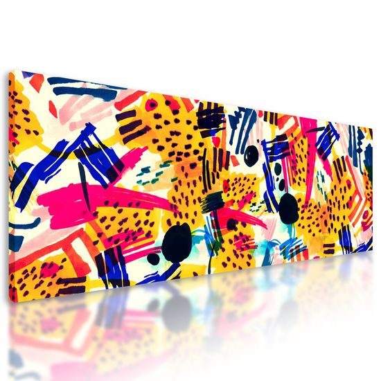 Obraz abstrakce v pop art stylu