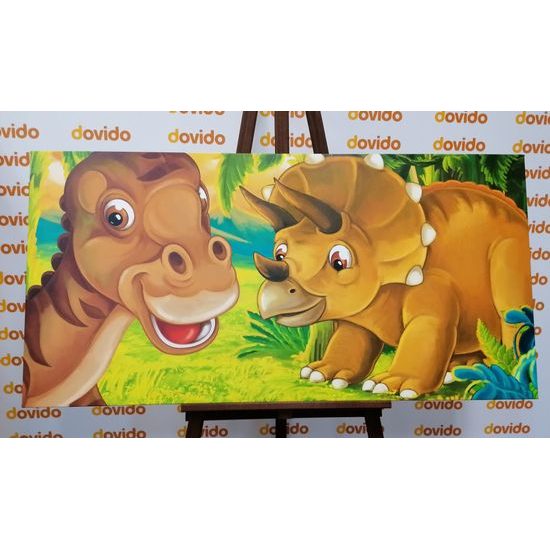 Obraz přátelské dinosauři