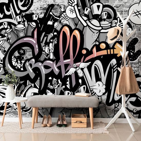 Tapeta stylové graffiti