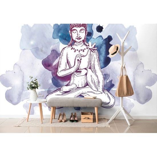 Tapeta abstraktní ilustrace Buddhy