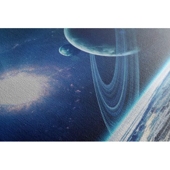Obraz planety v tajuplném vesmíru