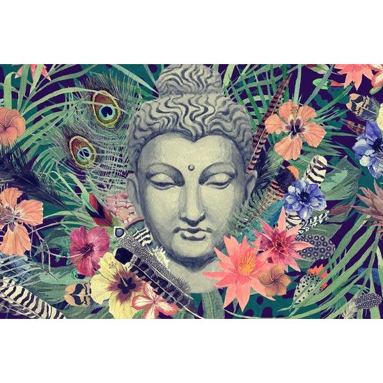 Obraz Buddha v tropické džungli