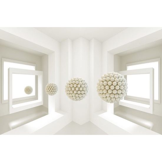 Tapeta neobvyklý prostor s kuličkami