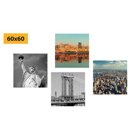 Set obrazů New York v krásném provedení