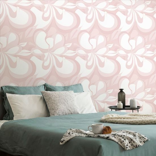Samolepící tapeta něžná elegance v růžových odstínech