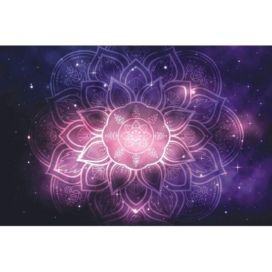Samolepící tapeta galaktická Mandala