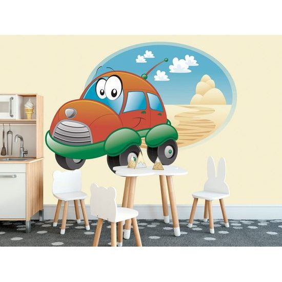 Tapeta autíčko na poušti