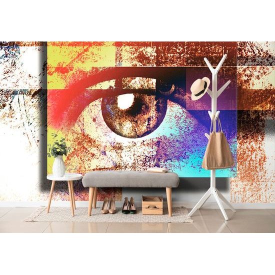 Tapeta oko v surrealistickém provedení