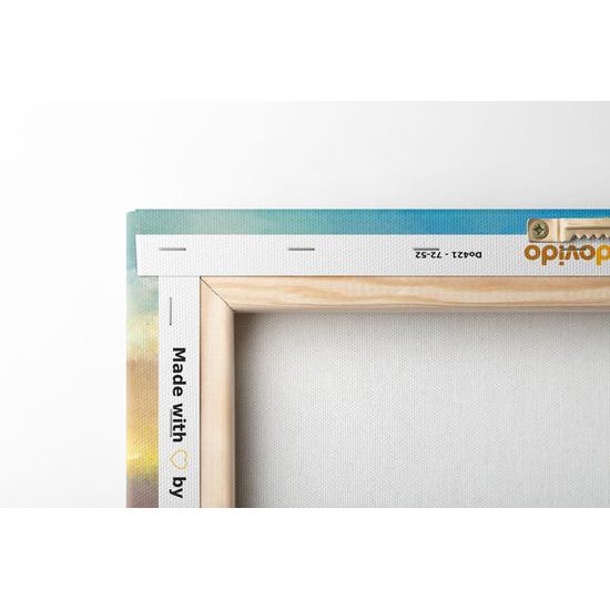 Obraz olejomalba louky v záři slunce