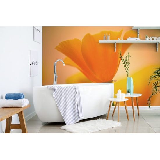 Samolepící fototapeta půvabná žlutá květina