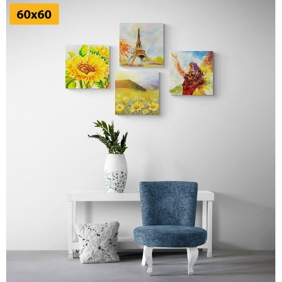 Set obrazů zářivé momenty života