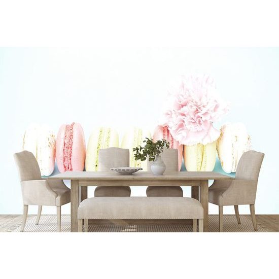 Samolepící fototapeta barevné makronky