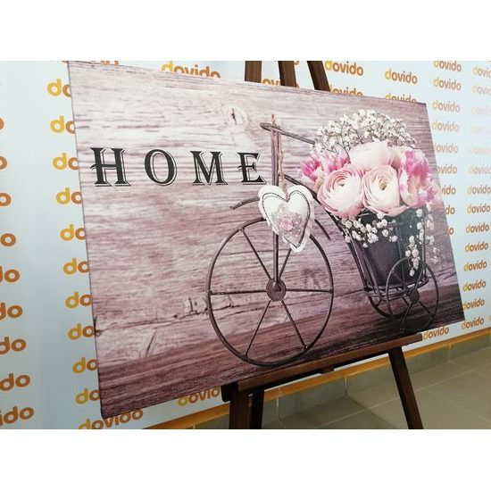 Obraz vintage zátiší s nápisem