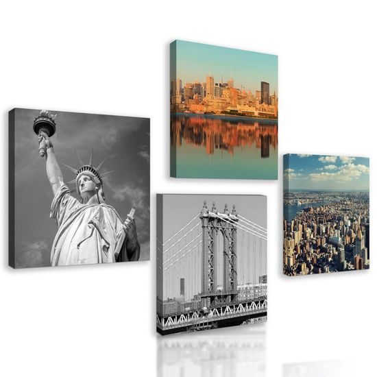 Set obrazů New York v krásném provedení