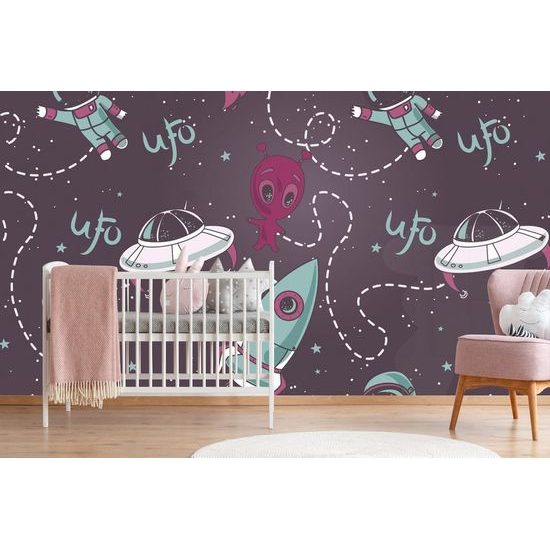 Samolepící tapeta vesmírný přátelé