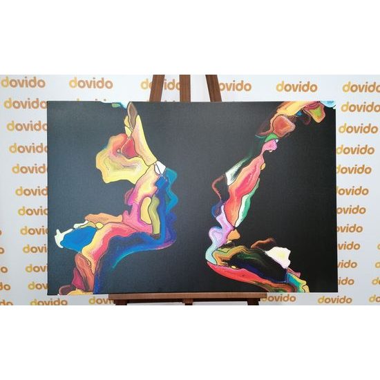 Obraz neobyčejná abstrakce lidských tváří