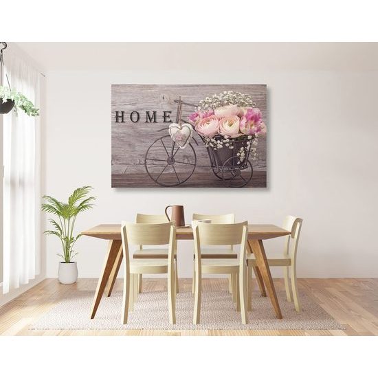 Obraz vintage zátiší s nápisem