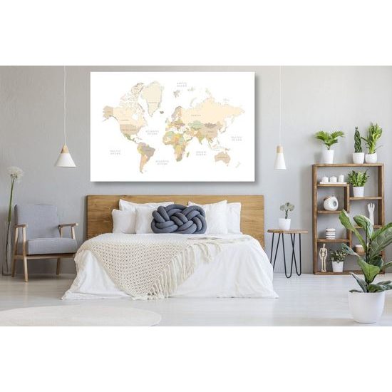 Obraz na korku klasická vintage mapa světa