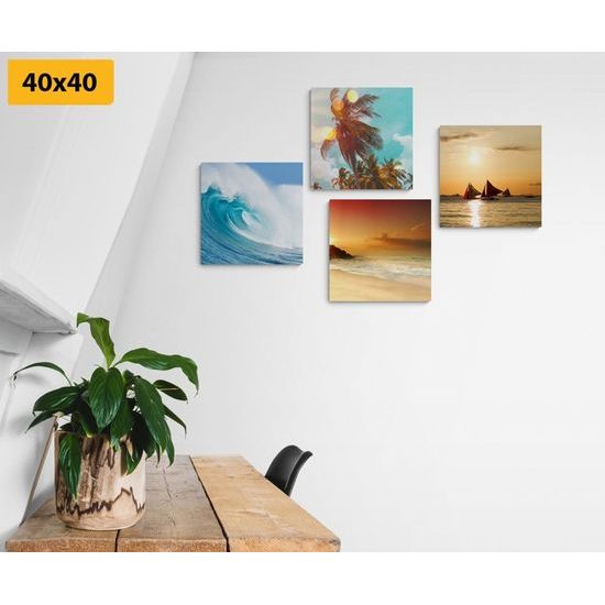 Set obrazů okamžiky léta