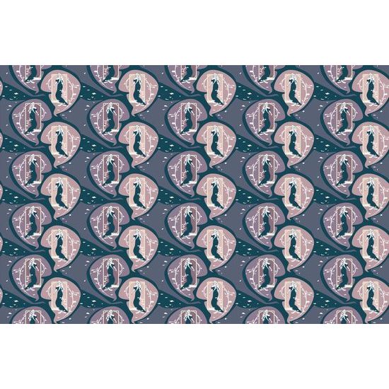 Samolepící tapeta zobrazení nádherné ženy v tmavém provedení