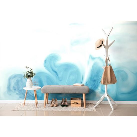 Tapeta okouzlující modrá abstrakce