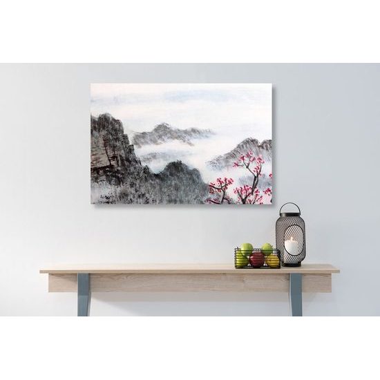 Obraz jedinečná malba čínské země