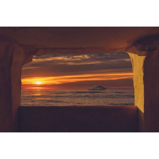 Samolepící fototapeta romantický západ slunce